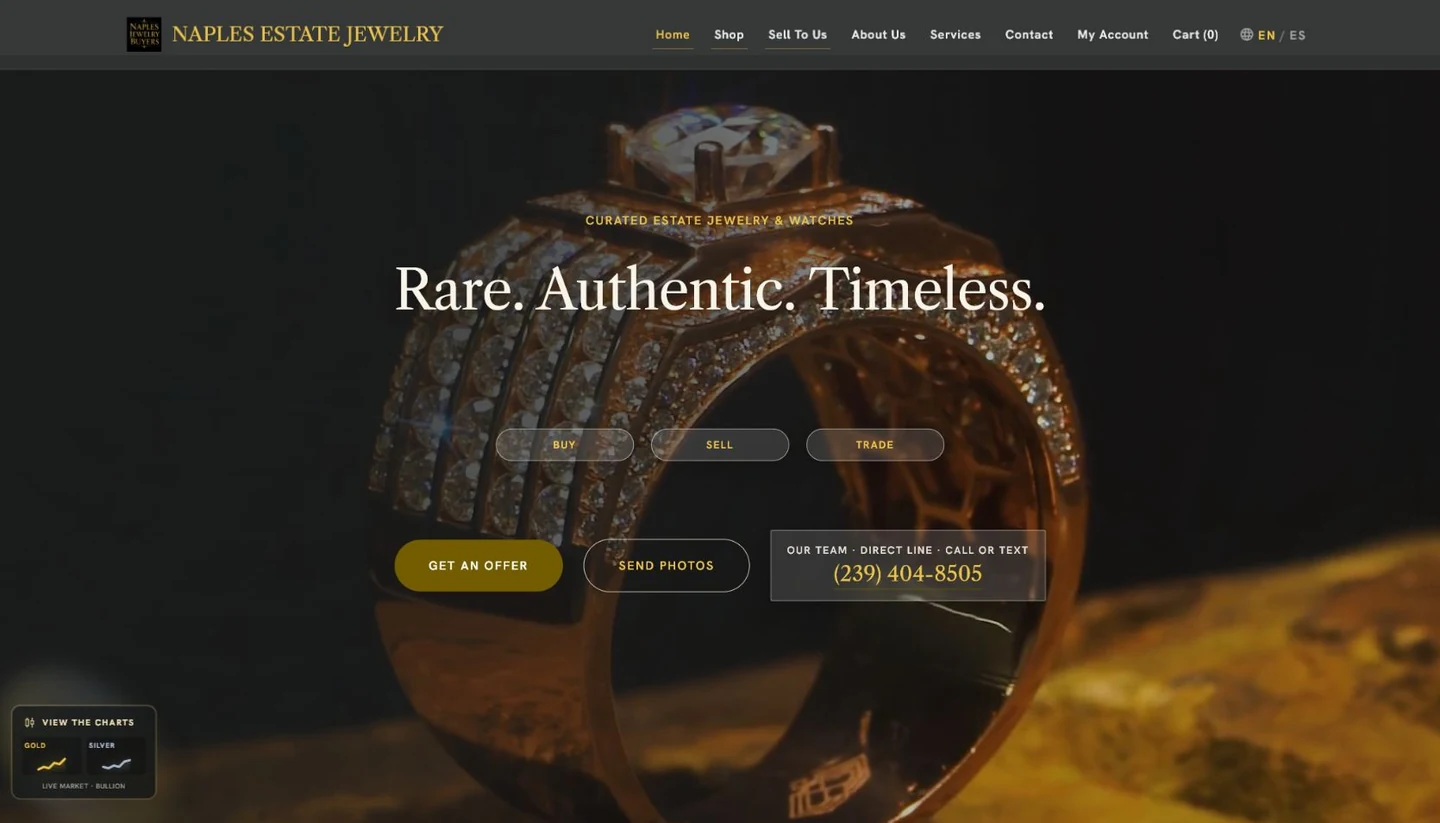 Naples Estate Jewelry homepage
